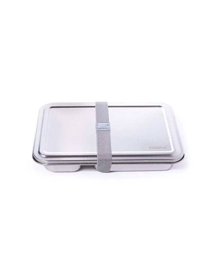 komax Rectangular food container divided into 5 compartments - Image 1
